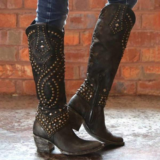 Cowboystiefel mit Absätzen
