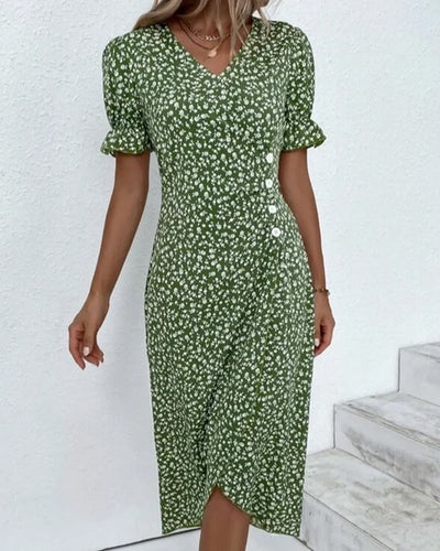Shopnory | Frühlingsblumen Kleid
