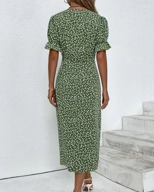 Shopnory | Frühlingsblumen Kleid