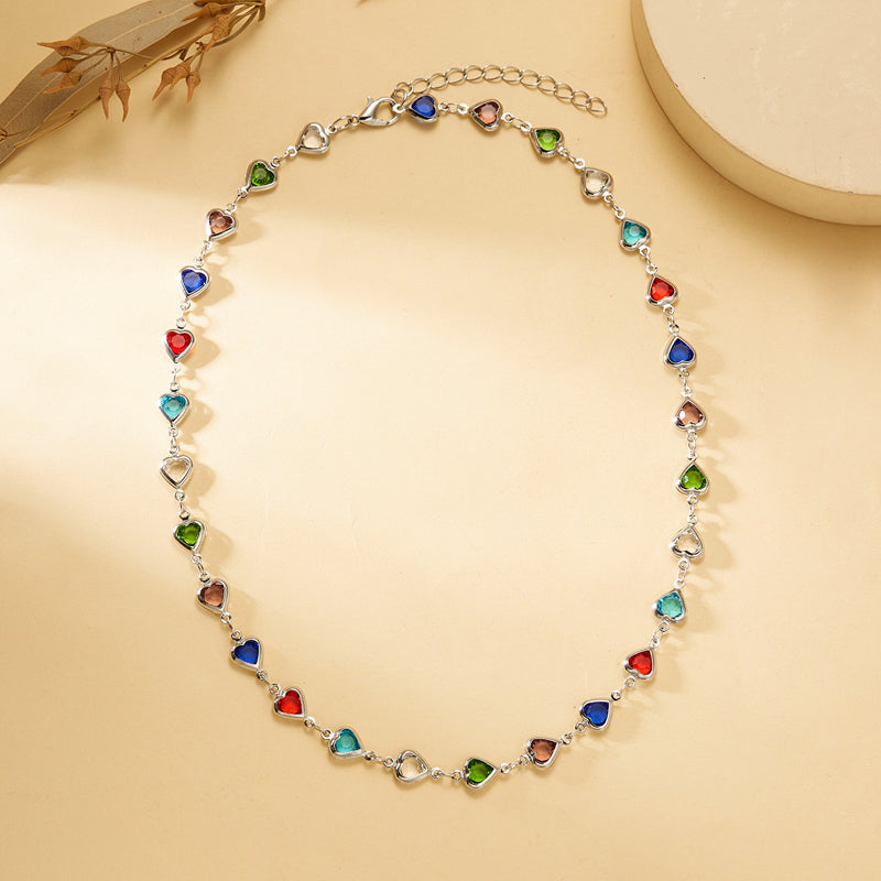 Bunte Böhmische Herzkette | Shop Nory