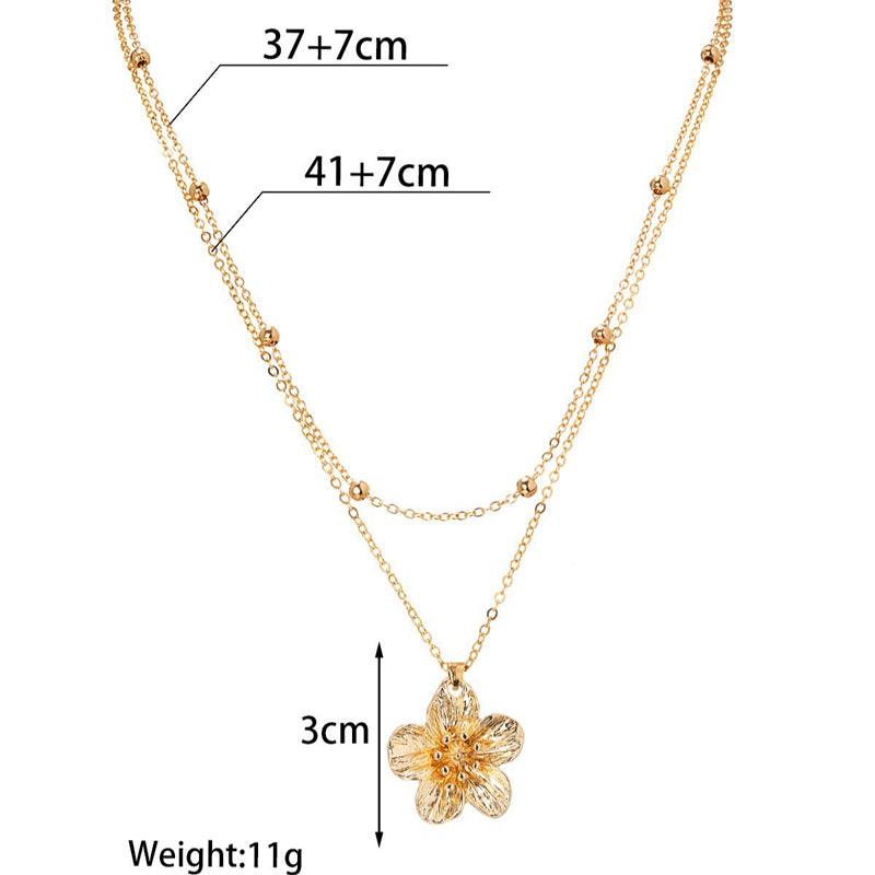 Halskette Mit Blumenanhänger | Shop Nory