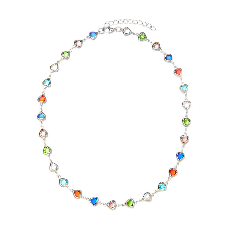 Bunte Böhmische Herzkette | Shop Nory