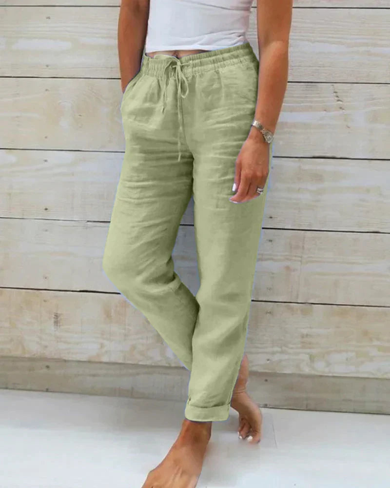 ShopNory | Stylische Hose aus Baumwolle für Frauen