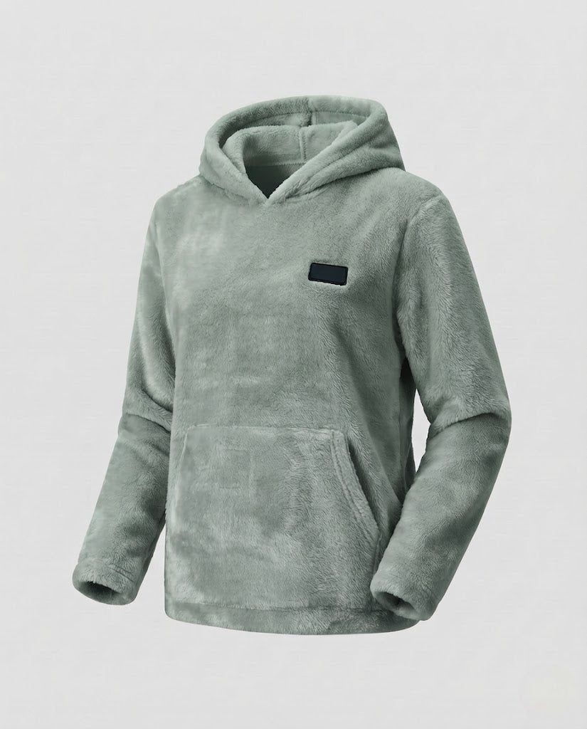 Damen Kuscheliger Fleece-Kapuzenpullover Shop Nory