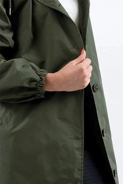 ShopNory Damen Windbreaker Mantel mit Kapuze