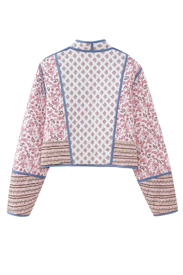 Wendbare Steppjacke mit farblich passender kleiner Baumwolljacke