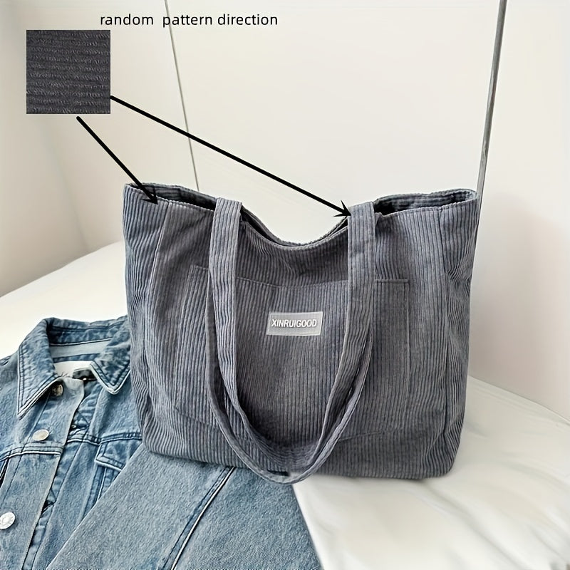Elegante Damen Cordstoff Tasche | ShopNory