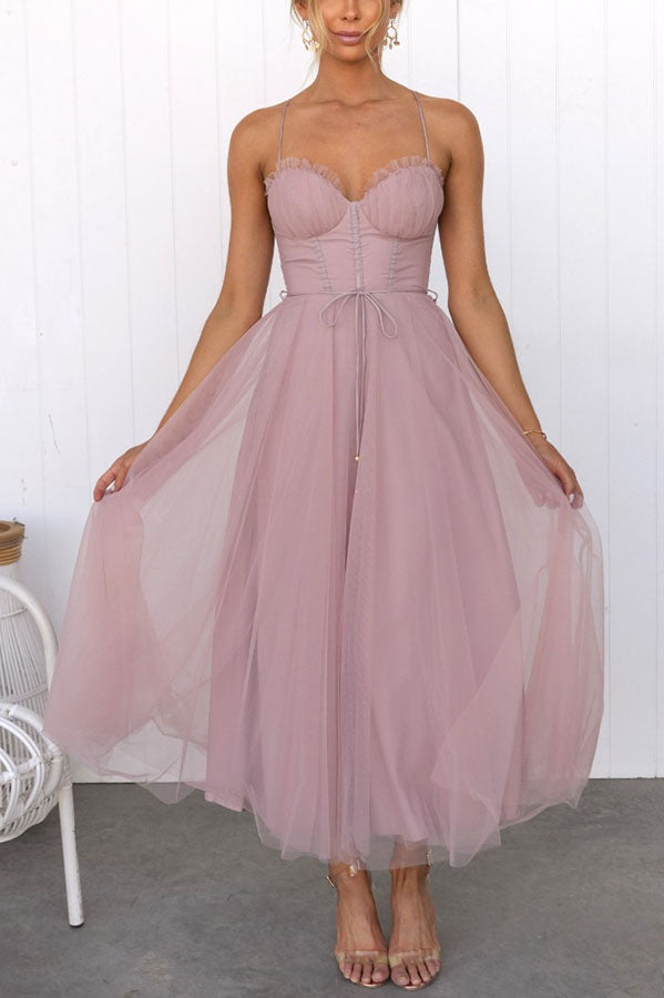 Modernes prinses chiffon Kleid