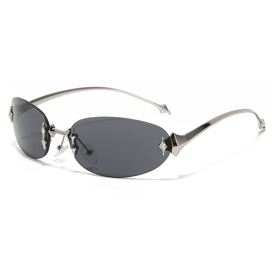 Shopnory | Star Rahmenlose Futuristische Sonnenbrille
