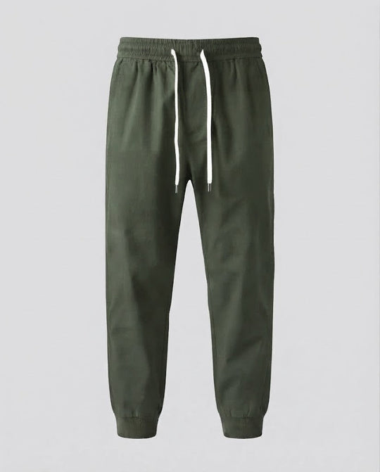 Herren Leichte Elastische Jogginghose mit Kordelzug und Knöchelsaum Shop Nory