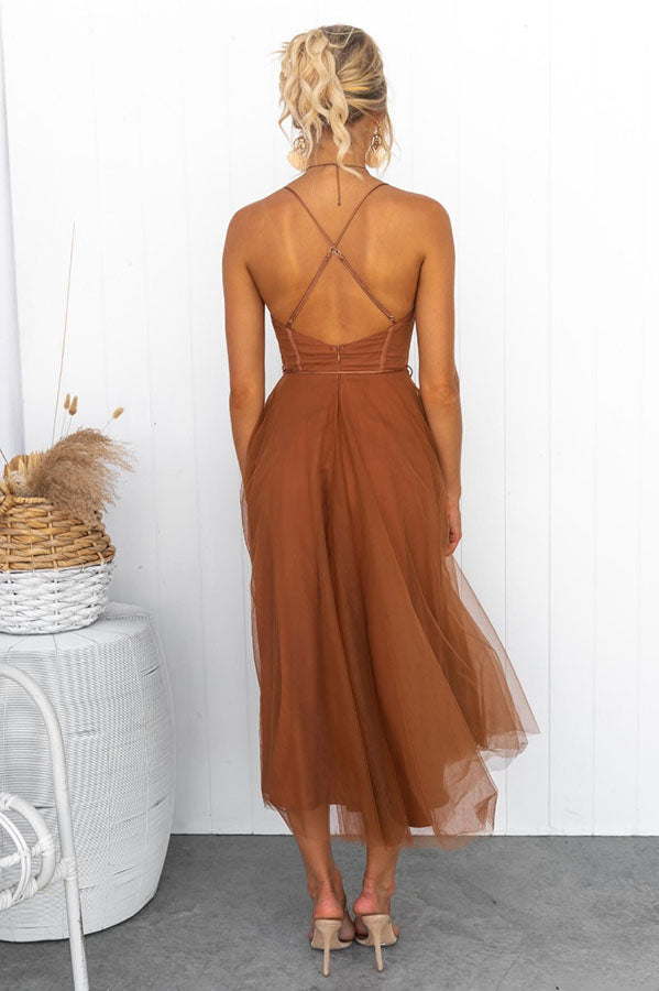 Modernes prinses chiffon Kleid