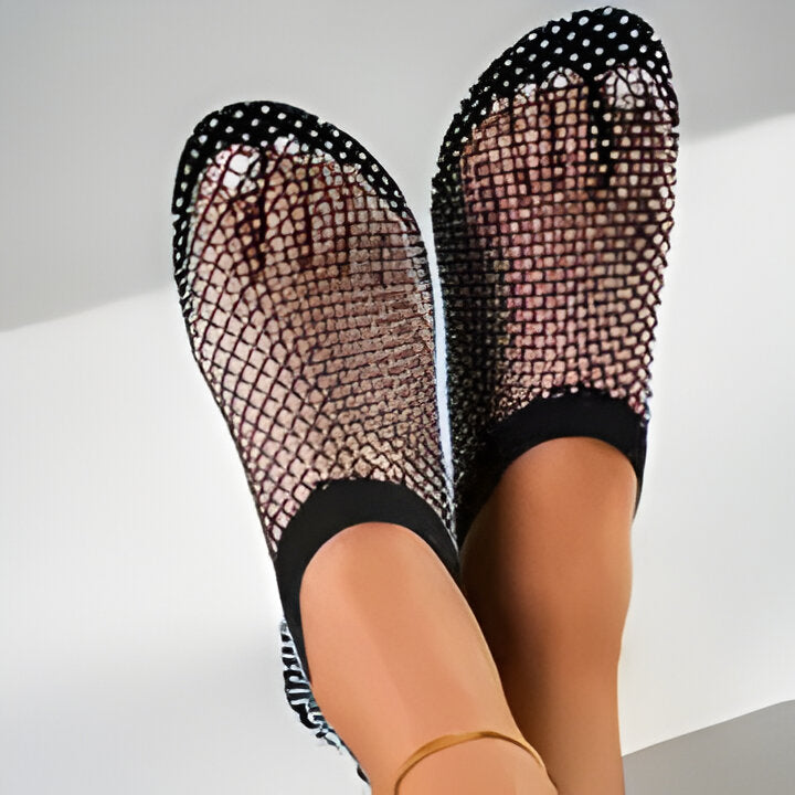 Andrea | Flache Schuhe mit Strassdekor für Frauen Shopnory