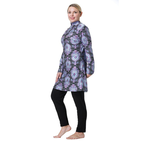 3Xl 8Xl Gedruckte Halal Arabische Frauen BadShopnoryekleidung Badeanzug Burkinis
