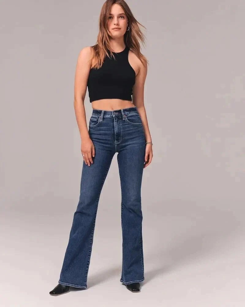 Bootcut Jeans mit Shaping-Effekt