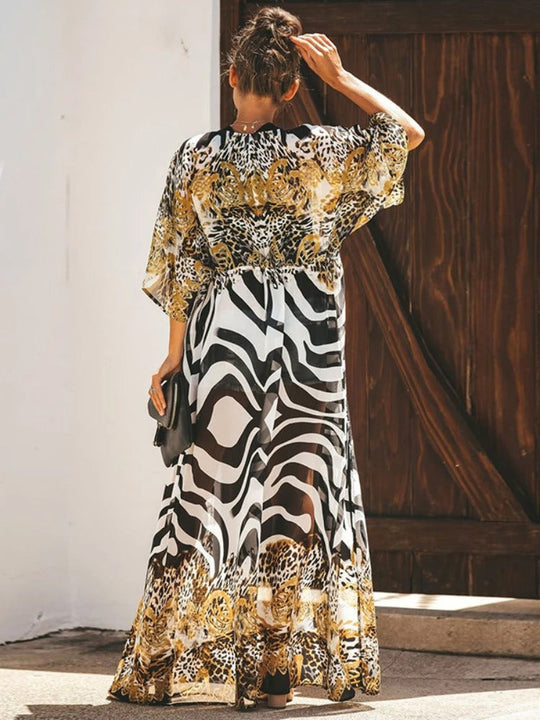 Kimono mit Leopardenmuster