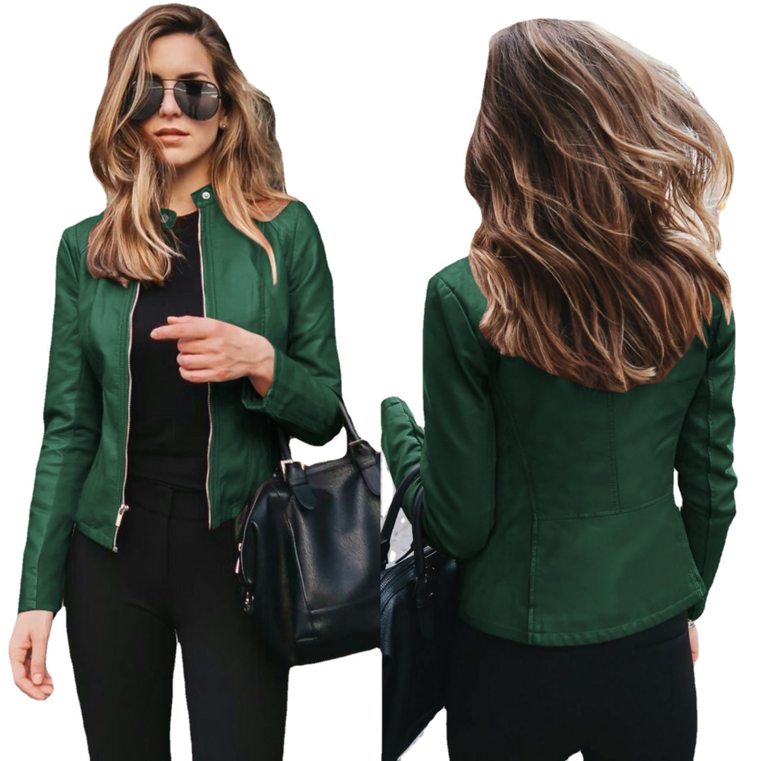 Shopnory | Modische Lederjacke