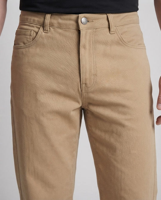 Herren hochtaillierte weite Jeanshose aus Baumwolle Shop Nory