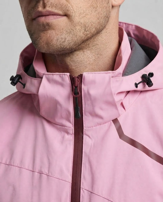 Herren Leichte Wasserdichte Outdoor-Jacke mit Kapuze und Winddichter Membran Shop Nory