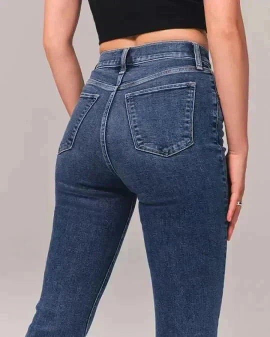 Bootcut Jeans mit Shaping-Effekt