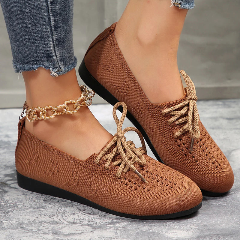 Lässige Flache Mesh Schuhe Shopnory