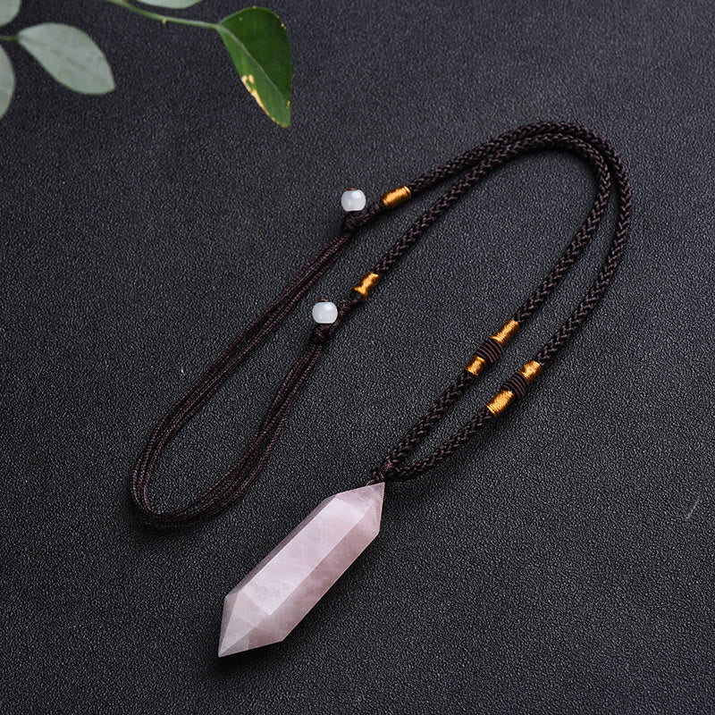 Natürliche Kristall-Amethyst-Heilende Halskette | Shop Nory