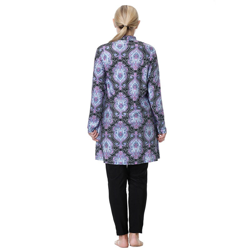 3Xl 8Xl Gedruckte Halal Arabische Frauen BadShopnoryekleidung Badeanzug Burkinis