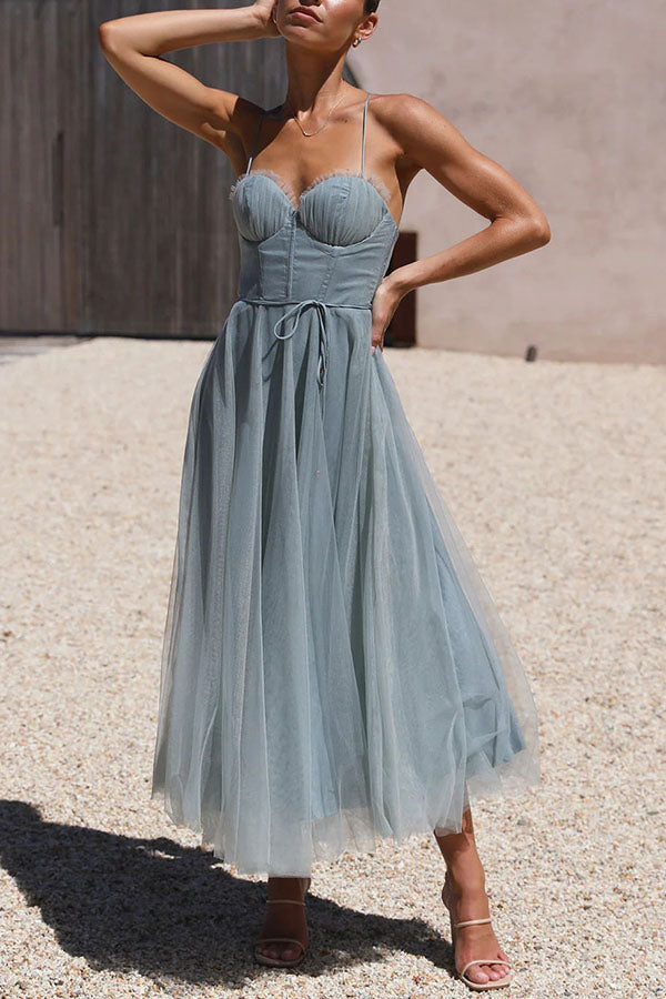 Modernes prinses chiffon Kleid