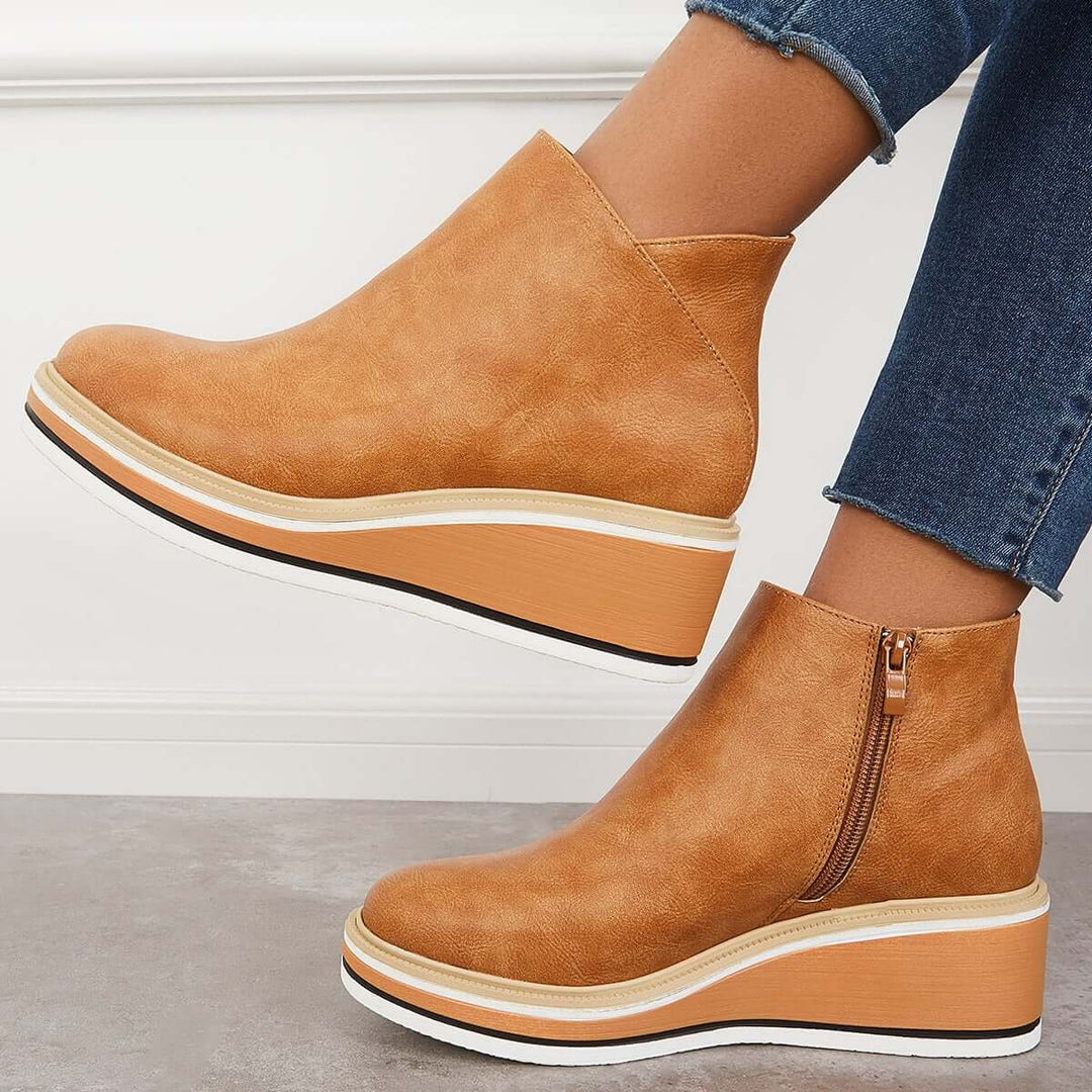 Stiefelette mit Seitenreißverschluss