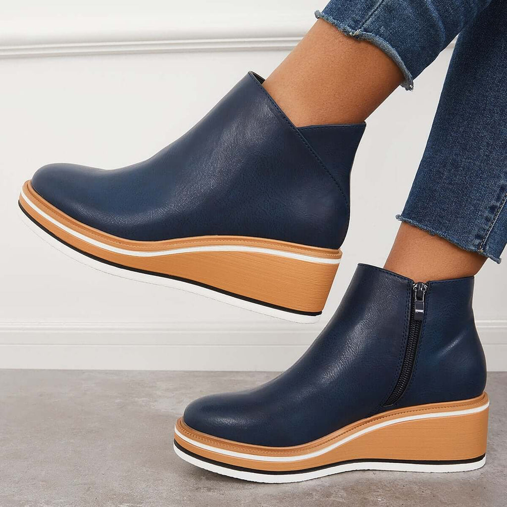Stiefelette mit Seitenreißverschluss