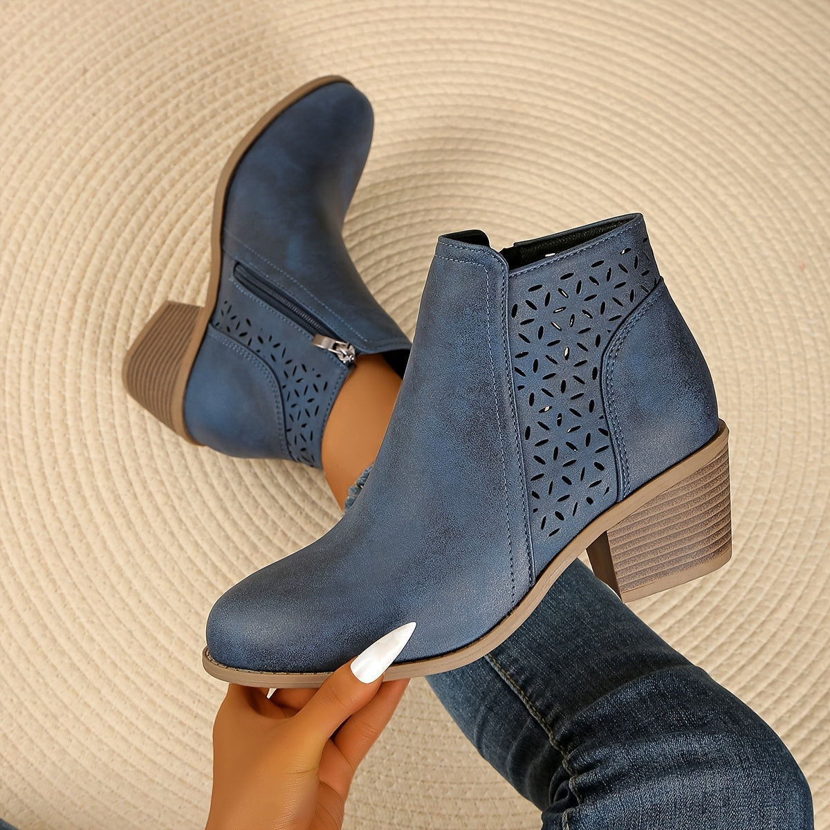 Damen-Stiefeletten aus Leder, orthopädisch & komfortabel