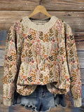 Pullover mit floralem Muster