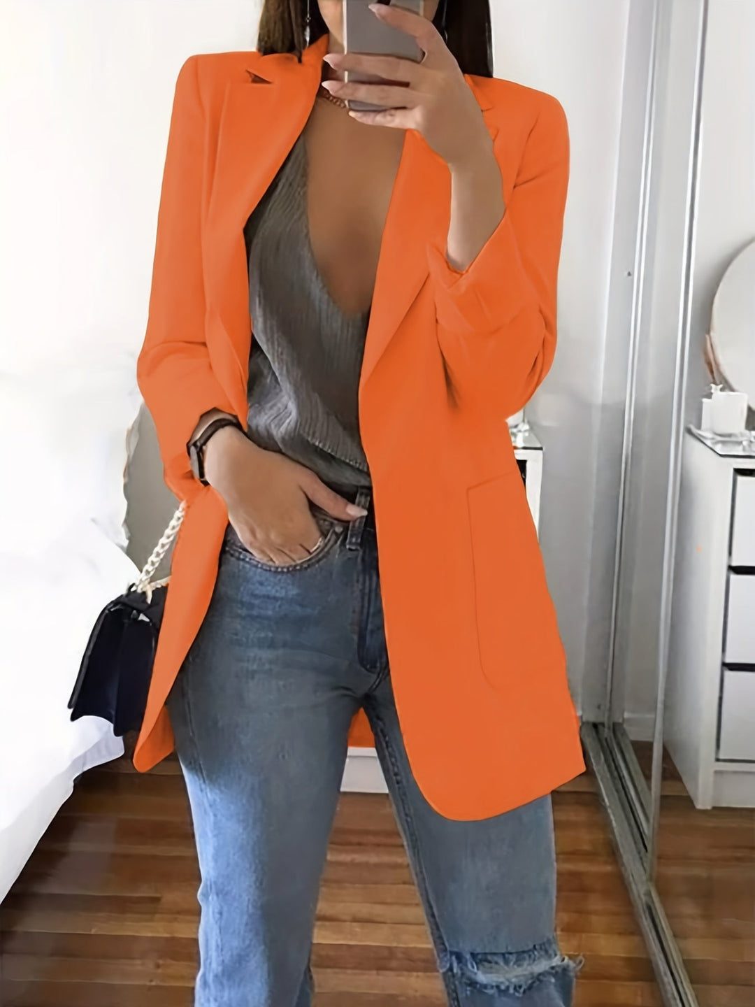 Lässiger Blazer In Übergröße