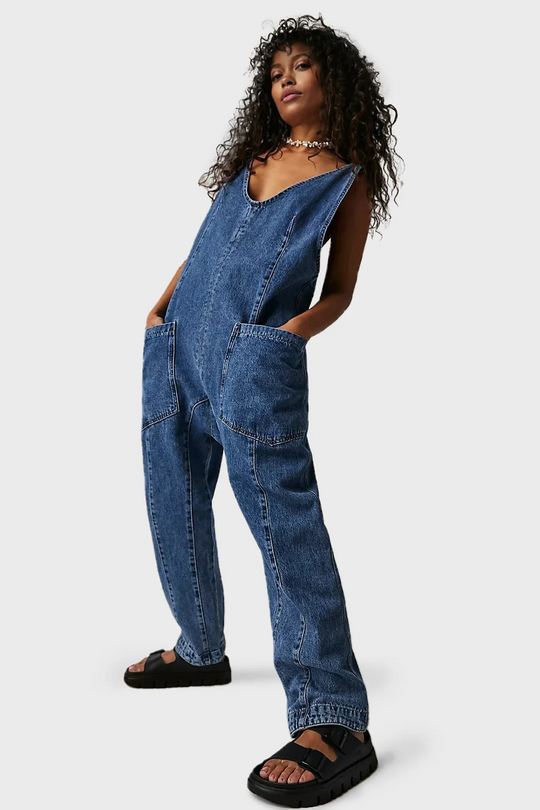 Lässiger Denim-Overall
