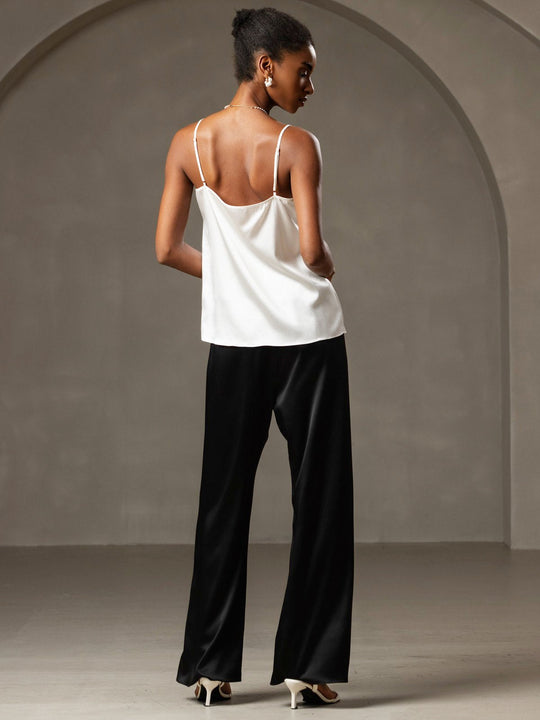 Seide Entspannt Spaghettiträger Camisole Top
