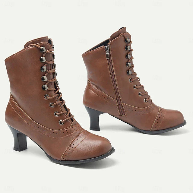 Vintage Komfort-Stiefel für Damen