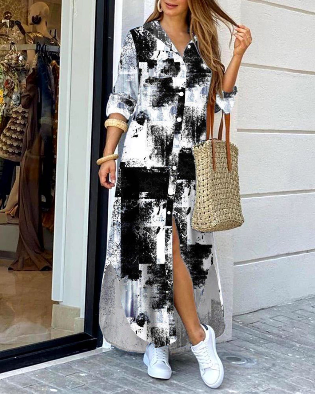 Mode Hemdkleid