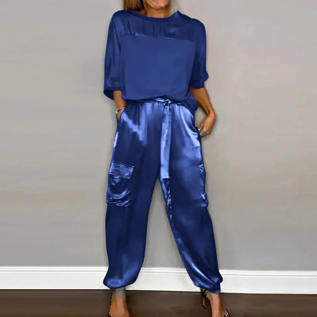 ShopNory | Satin Zweiteiler