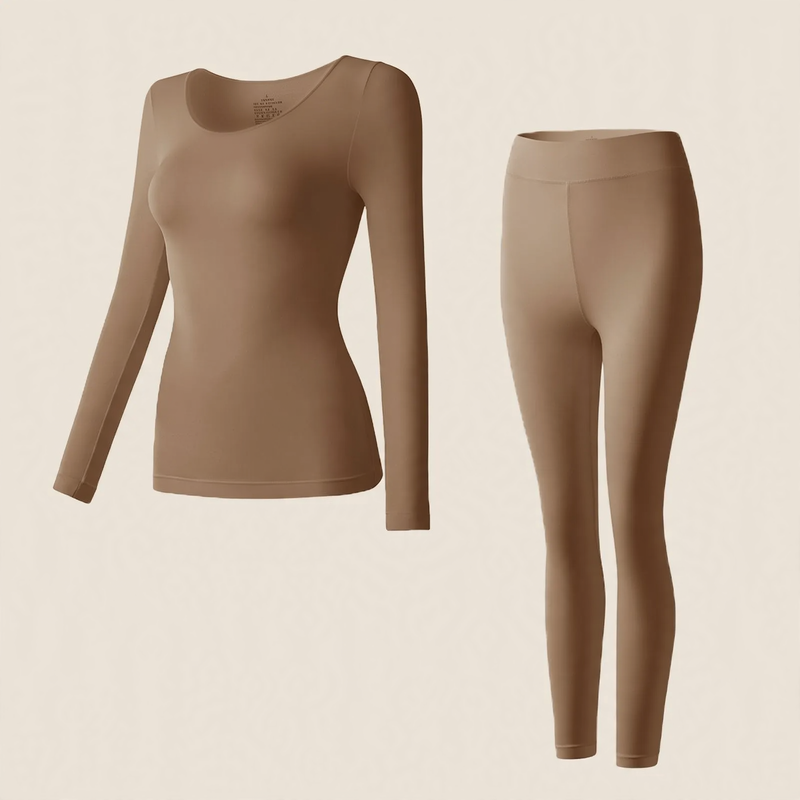Damen Thermo-Set, ultradünn und nahtlos