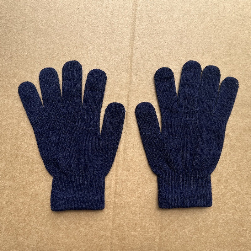 Herren Strickmütze und Schal Set, gefüttert, warm