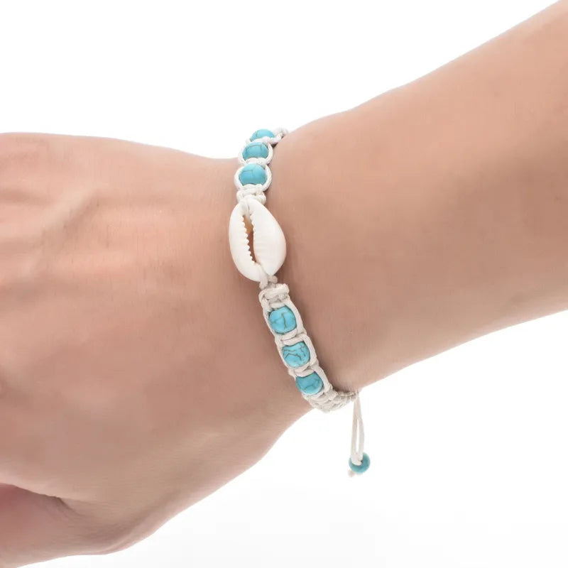 Handgewebtes Muschelarmband | Shop Nory