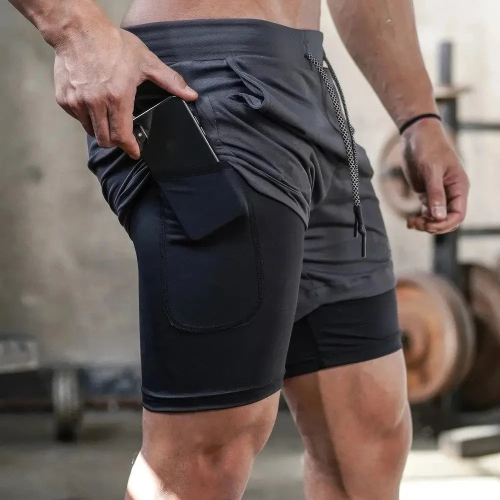 Shopnory | Camo 2 In 1 Schnell Trocknende Sporthose