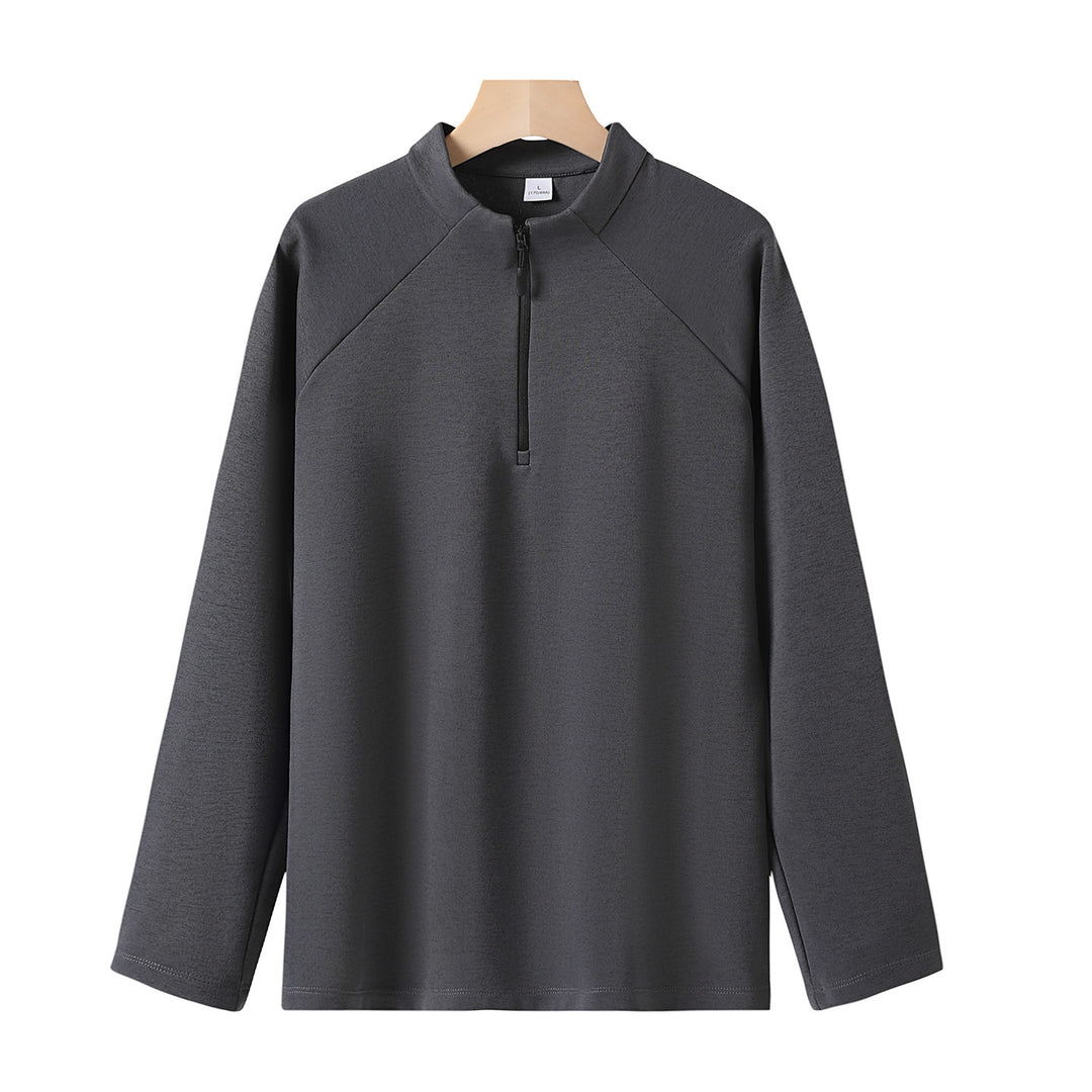 Atmungsaktives Sweatshirt mit Stehkragen, 320g