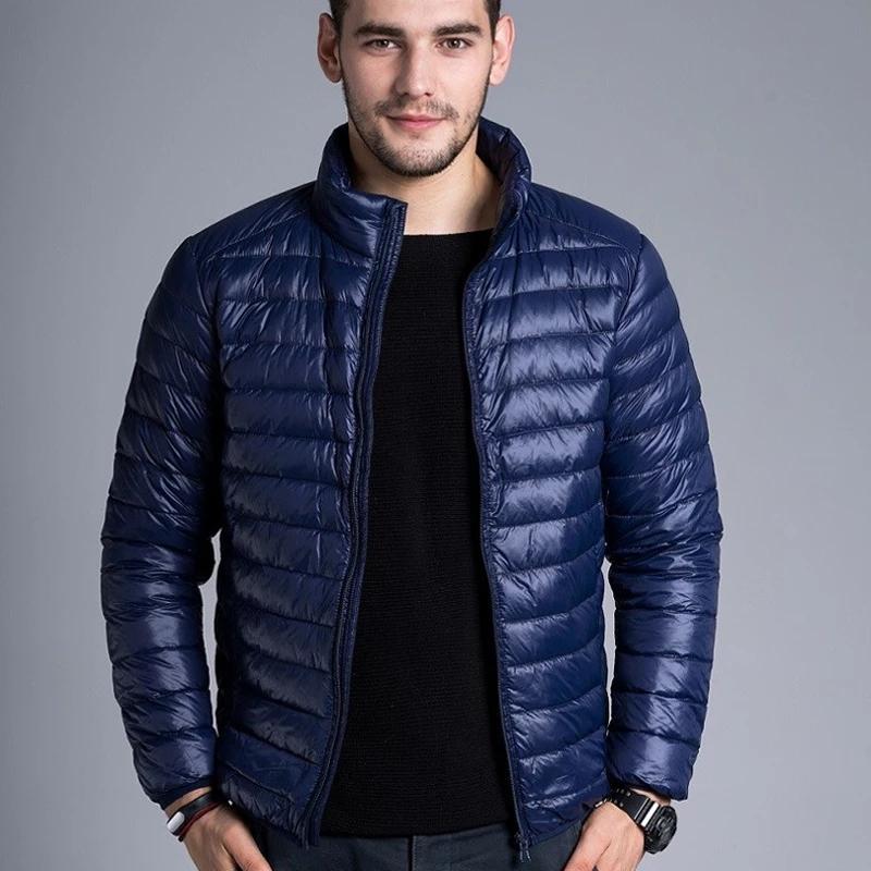 Pufferjacke Winddicht und Warm Steppdesign Reguläre Passform Reißverschlussverschluss