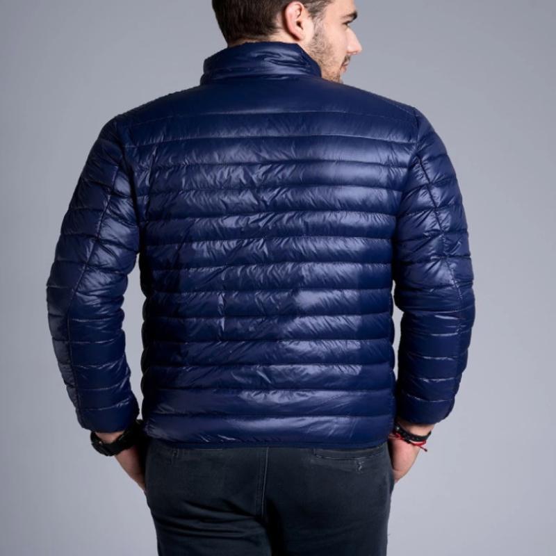 Pufferjacke Winddicht und Warm Steppdesign Reguläre Passform Reißverschlussverschluss