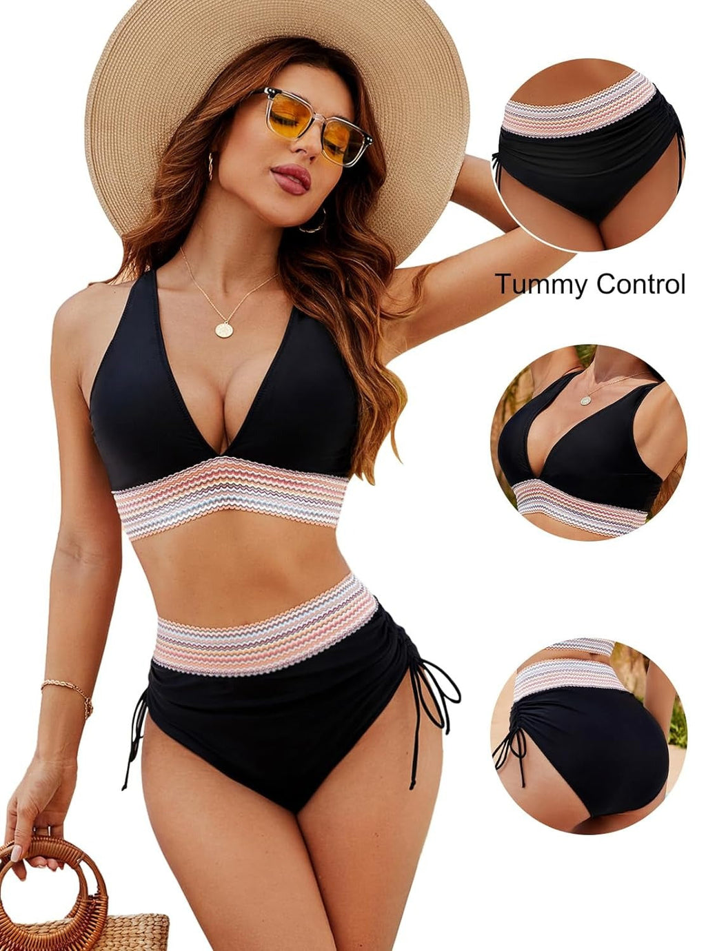 ShopNory | Bikini Mit Hoher Taille Und Bauchkontrolle