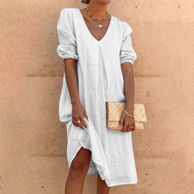 kleid mit V-Ausschnitt - Anna