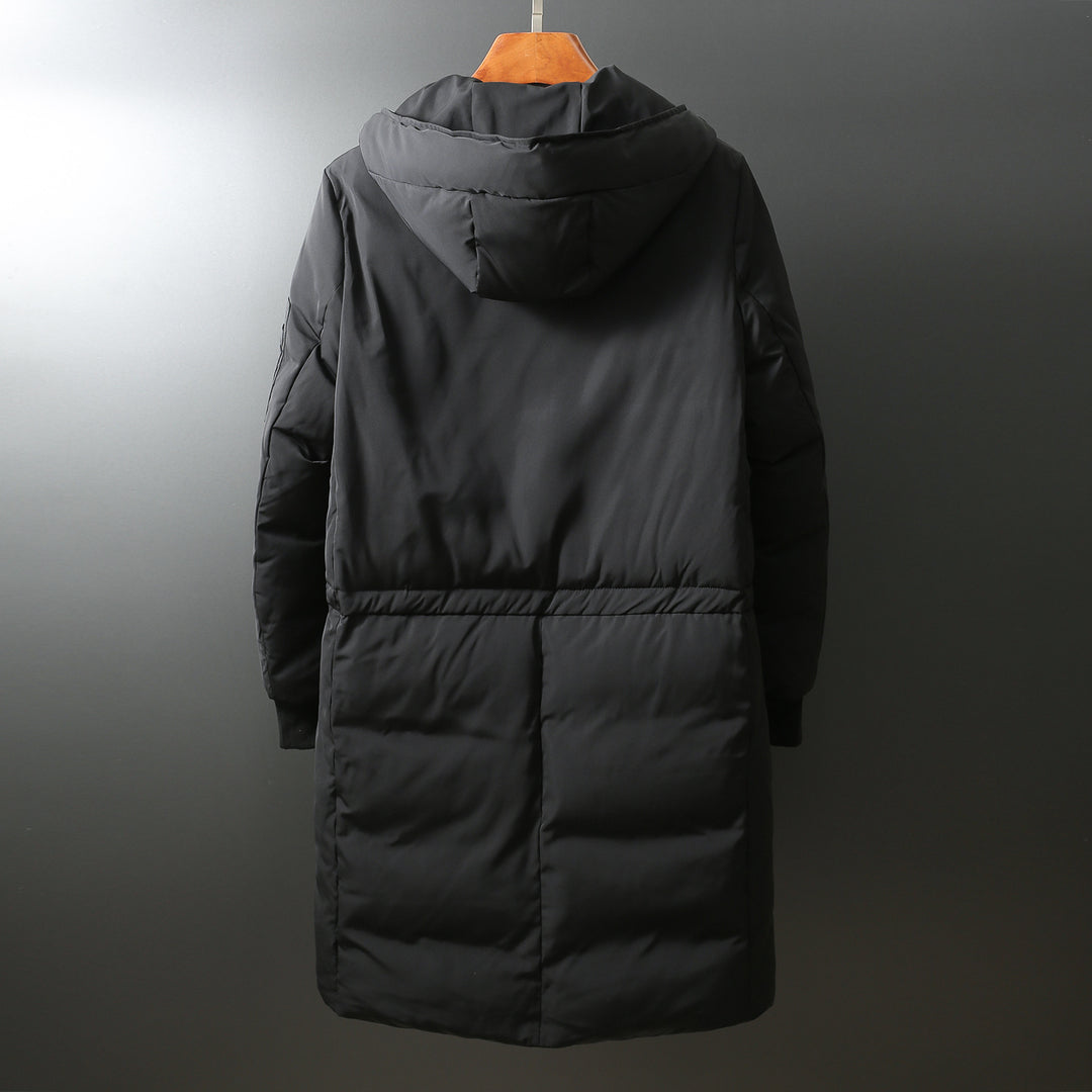 Herren Wattierter Langparka mit Kapuze und winddichtem Schutz Shop Nory