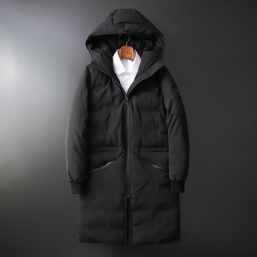 Herren Wattierter Langparka mit Kapuze und winddichtem Schutz Shop Nory
