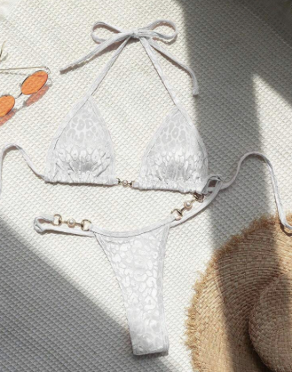 Shopnory | Neu Sexy Bikinis Pailletten Goldfarbe Frauen Bandage Bikini Set Push-Up Vorgepolsterter Bh Badeanzug Set Bademode
