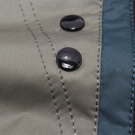 Herren Übergangsjacke mit Stehkragen und gemustertem Innenfutter Shop Nory